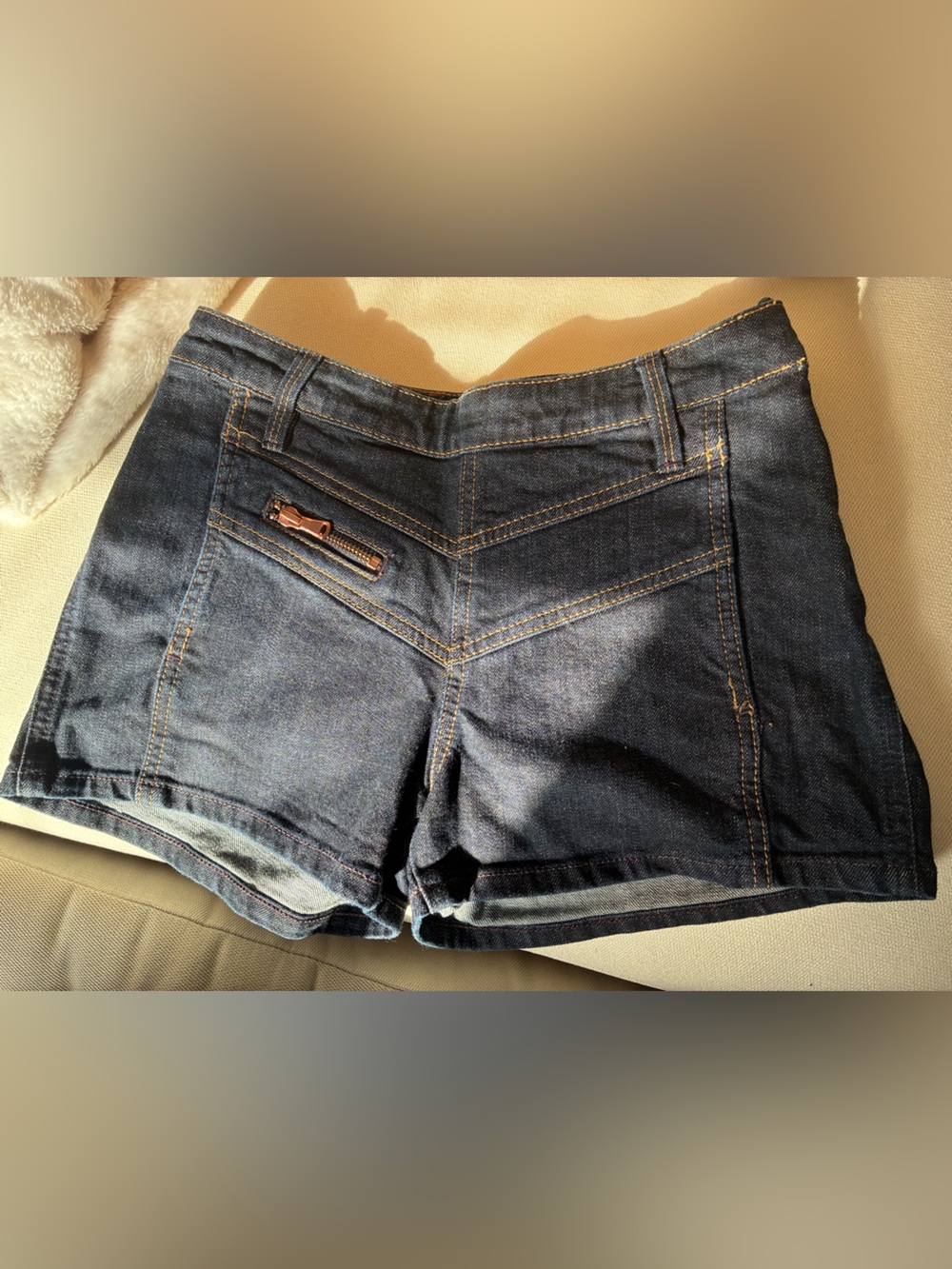 Marc By Marc Jacobs Dark Blue Denim Jean Shorts